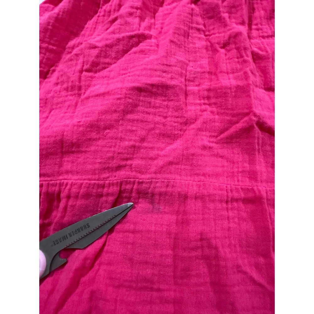 GAP‎ Tiered  Maxi Skirt XXS Fuchsia Pink Smocked Boho Summer Fairycore Festival - Picture 7 of 7